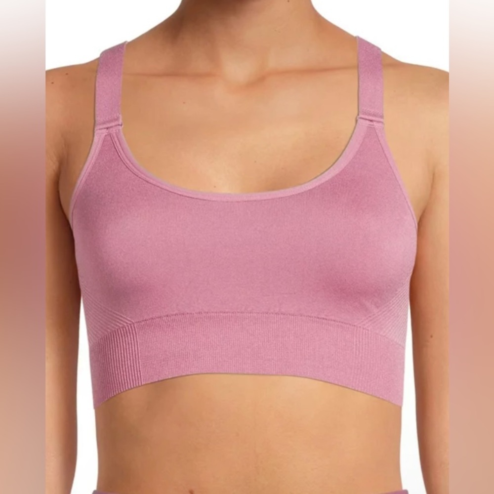 Mauve AVIA sports bra, size medium